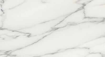 Poster - White Marble Texture with Grey Veins Seamless Background for Luxury Design