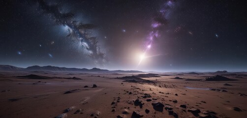 Wall Mural - vast, star-studded expanse, cosmic dust glittering , galaxy, constellation