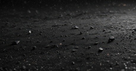 Wall Mural - inky black canvas sprinkled with diamond dust, infinite expanse , astral, universe