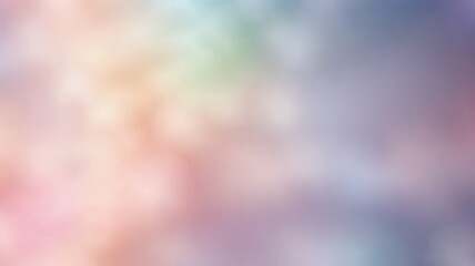 Poster - Dreamy pastel gradient creates a soft, ethereal, and visually soothing abstract background effect.