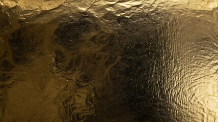 Poster - Textured golden surface catches light, creating an elegant and luxurious, shimmering effect.