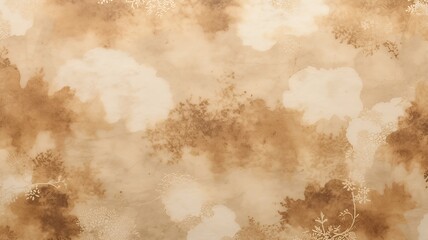 Poster - Abstract background showcasing floral elements and neutral tones creating a calm and serene feel.