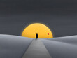 © Sung Hwan Kim - a minimalist illustration on a vast