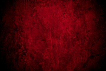 Aufkleber - Old wall texture cement black red  background abstract dark color design are light with white gradient background.