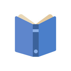 Poster - Stylized open book illustration for educational resources and creative designs