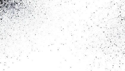 Poster - A textured background featuring scattered black splatters on a white canvas, creating a dynamic and artistic feel