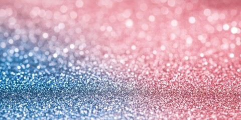 A pink and blue glittery background with a bokeh effect, a glittery texture, and a shiny background.