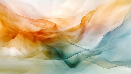 Wall Mural - ethereal flow of colors in an abstract digital landscape, capturing the beauty and movement of light