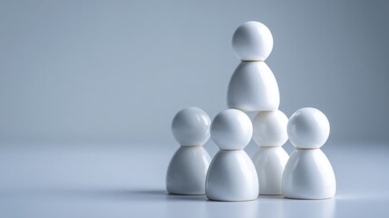 Poster - Diverse group of individuals representing structured architecture concept for effective team collaboration and scalability