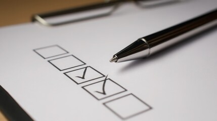 Poster - Technical trade rule enforcement icon concept featuring a pen and a paper with the word fix for compliance checks