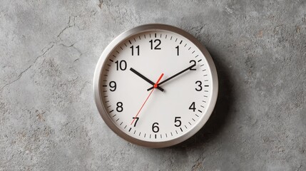 Poster - Elegant wall clock displaying timing harmony with fibonacci design for a perfect cadence in any space