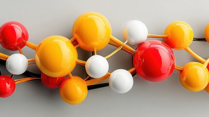 Poster - Vibrant group of colorful balls gathered together, depicting playfulness and energy in a whimsical arrangement