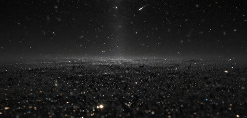 Wall Mural - myriad stars glitter across an inky black expanse , photography, night