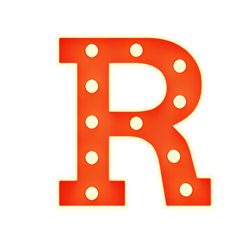 E  Letter 3D Shape Marquee Lights Text