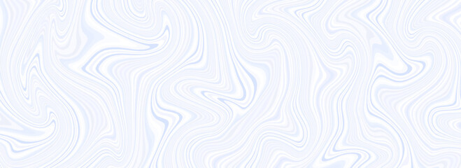 Poster - Light blue psychedelic lines texture. Abstract trippy marble effect background. Swirl wavy striped pattern for banner, poster, cover, floor print swatch. Blue liquid funky backdrop. Vector