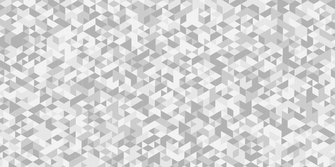Poster - white and gray overlapping cube square low polygon texture wallpaper. abstract surface creative diam