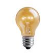 © BOJOShop - Lit orange light bulb stands against a transparent background perfect for illustrating energy or bright ideas