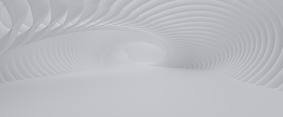 Poster - Abstract Futuristic empty floor and room Sci-Fi Corridor With light for showcase,room,interior,display products.Modern Future cement floor and wall background technology interior concept.3d render