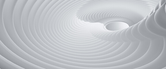 Poster - Abstract Futuristic empty floor and room Sci-Fi Corridor With light for showcase,room,interior,display products.Modern Future cement floor and wall background technology interior concept.3d render