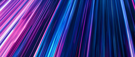 Aufkleber - Abstract background of vibrant linear streaks in shades of blue and pink creating a modern design concept for digital art