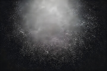 Aufkleber - Abstract dark background with white particles and gradual light effect for creative and artistic designs