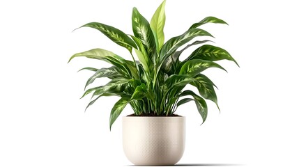 houseplant pot on transparent background isolated on white background
