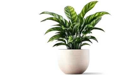 houseplant pot on transparent background isolated on white background