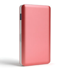 Poster - Matte finished slim power bank, modern and simple design, shown on white background to highlight sleek charging device that fits easily in bags or pockets for fast power anytime or anywhere