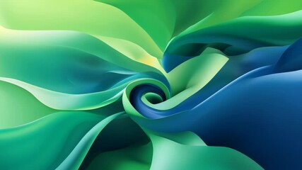 Poster - Vibrant Abstract Background Design with Smooth Green and Blue Gradients for Creative Projects
