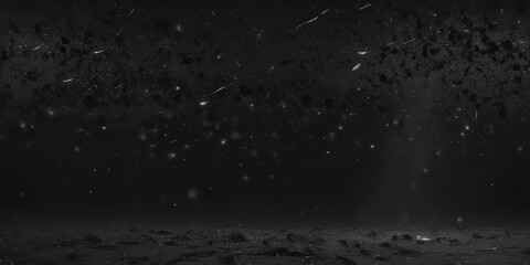 Wall Mural - Vast, inky black canvas sprinkled with countless, shimmering stars ,  constellations,  galaxy