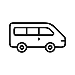 Poster - Transportation service icon, simple design, for websites