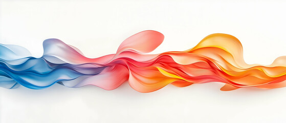 Poster - Abstract Colorful Flowing Design
