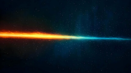 Poster - Colorful Fiery Space Explosion