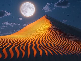 Wall Mural - desert landscape with desert