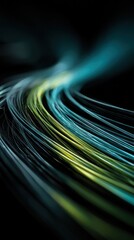 Poster - abstract flowing lines
