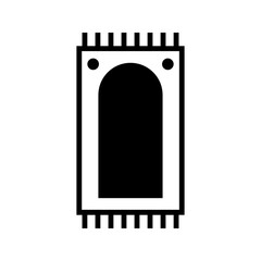 Poster - Carpet icon vector on trendy design