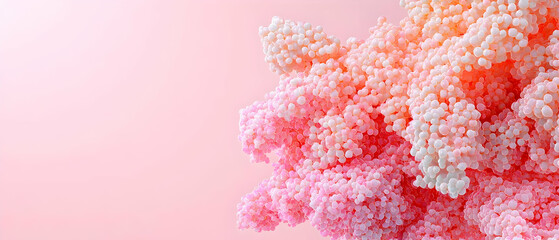 Poster - Abstract Pink Gradient Cluster Design