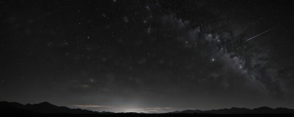 Wall Mural - sparkling star-studded night sky; intense black backdrop , stars, magical, night