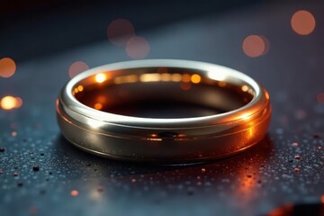 Uniformly sized rings, consistent metallic sheen, texture, shadow, visual