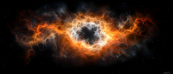 Poster - Dramatic Cosmic Nebula Explosion In Space