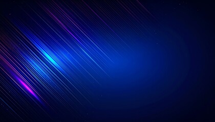 Poster - Abstract digital background with vibrant blue and purple lines creating a dynamic, futuristic atmosphere