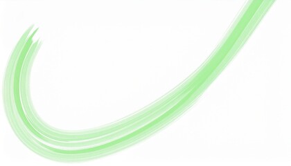 Poster - Dynamic green brushstroke art studio digital illustration creative environment artistic viewpoint abstract concept