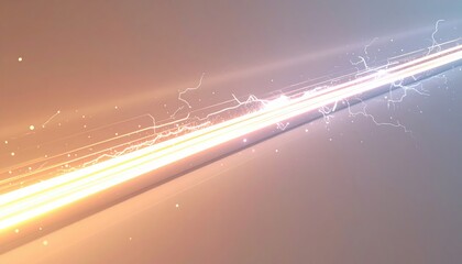 Poster - Dynamic light trails illuminating abstract background digital visual art modern design vibrant colors high-tech concept