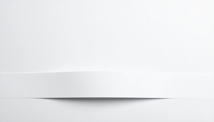 Poster - Minimalist white interior design showcase modern space photography clean aesthetic straight-on view conceptual minimalism
