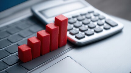 Poster - Digital inflation tracker icon concept providing real-time insights on cost of living and economic trends analysis