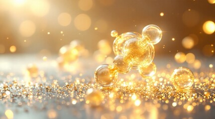 Leinwandbilder - Elegant 3D render showcasing a ceramide complex molecule, perfect for scientific illustrations, educational content, and chemistry-related projects.