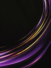 Poster - Vibrant abstract background featuring dynamic streaks of purple. orange. and yellow. creating a sense of motion and energy. ideal for digital designs or creative projects