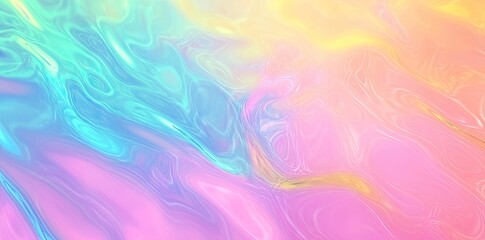 Poster - Soft pastel waves flow seamlessly across the canvas. creating a serene and dreamy atmosphere. perfect for backgrounds in digital designs and creative projects