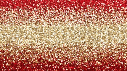 Canvas Print - festive red and gold glitter background texture sparkle celebration design element holiday season ba