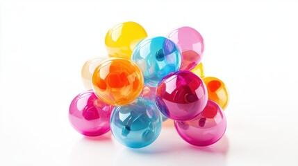 Colorful clustered spheres (1)